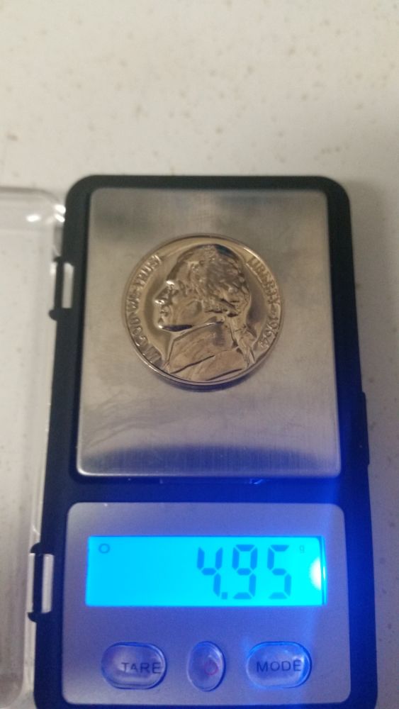 1961-Washington-Quarter-That-Weighs-Only-*5.71g*